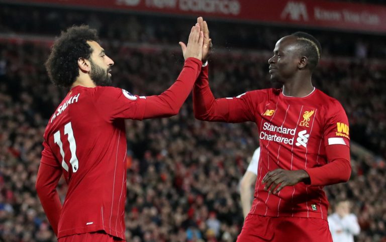 Mohammed Salah and Sadio Mane, LFC