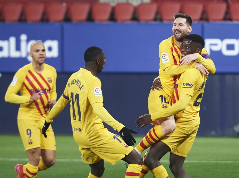 C.A. Osasuna v FC Barcelona - La Liga Santander