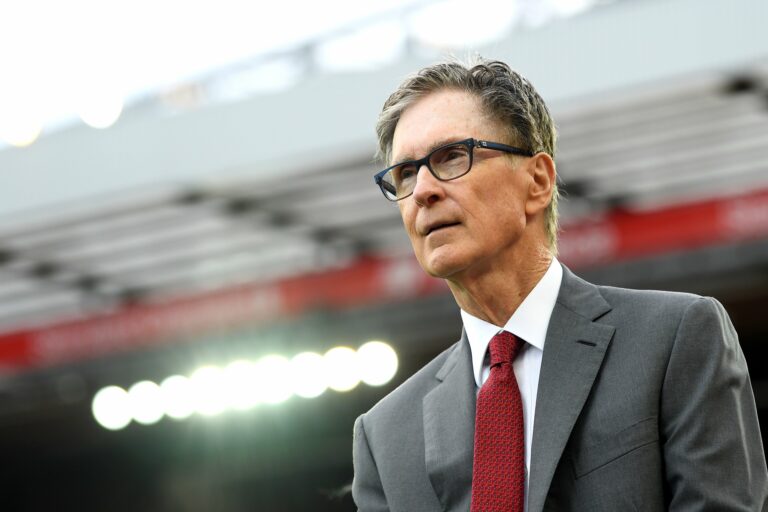 LIVERPOOL, ENGLAND - AUGUST 09: John W. Henry, owner of Liverpool ahead of the Premier League match between Liverpool FC and Norwich City at Anfield on August 09, 2019 in Liverpool, United Kingdom. FSG