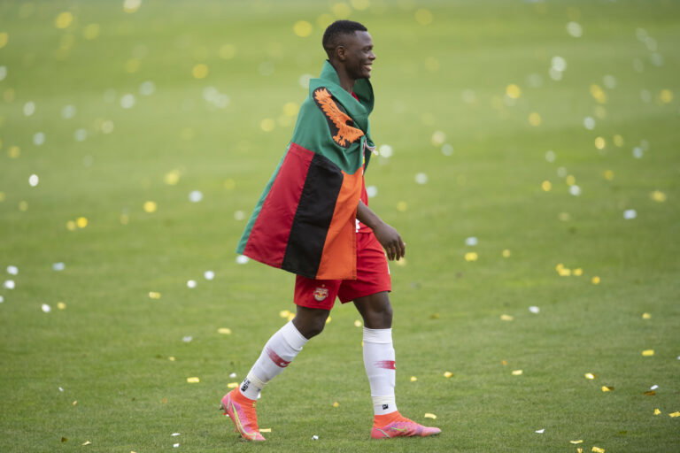 Patson Daka of Red Bull Salzburg