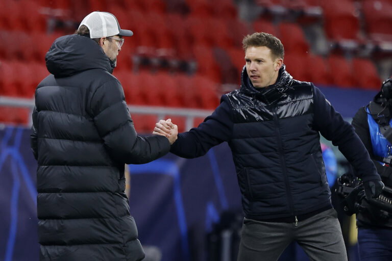 Liverpool, Leipzig, Klopp, Nagelsmann.