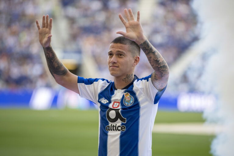 PORTO, PORTUGAL - JULY 28: Otavio of FC Porto during the team presentation prior to the pre-season friendly match between FC Porto and Newcastle at Estádio do Drago on July 28, 2018 in Porto, Portugal.