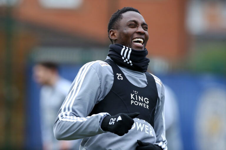 LEICESTER, ENGLAND - JANUARY 07: Wilfred Ndidi of Leicester City during the Leicester City training session at Belvoir Drive Training Complex on January 07, 2020 in Leicester, United Kingdom.