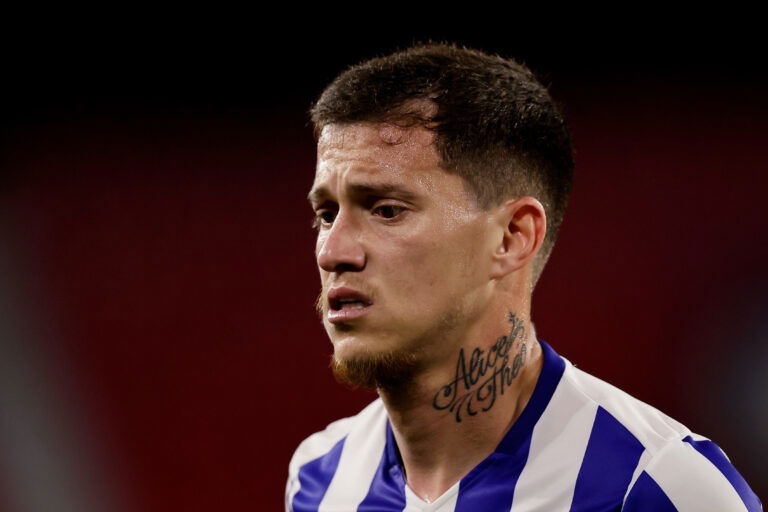 SEVILLE, SPAIN - APRIL 7: Otavio of FC Porto during the UEFA Champions League match between FC Porto v Chelsea at the Ramon Sanchez Pizjuan Stadium on April 7, 2021 in Seville Spain.