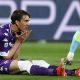 FLORENCE, ITALY - MAY 08: (BILD ZEITUNG OUT) Dusan Vlahovic of ACF Fiorentina gestures during the Serie A match between ACF Fiorentina and SS Lazio at Stadio Artemio Franchi on May 8, 2021 in Florence, Italy.