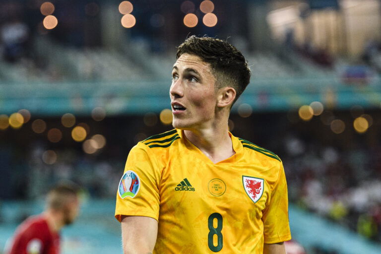 BAKU, AZERBAIJAN - JUNE 16: Harry Wilson of Wales walks in the field during the UEFA Euro 2020 Championship Group A match between Turkey and Wales on June 16, 2021 in Baku, Azerbaijan