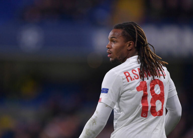 LONDON, ENGLAND - DECEMBER 10: (BILD ZEITUNG OUT) Renato Sanches of Lille OSC looks on during the UEFA Champions League group H match between Chelsea FC and Lille OSC at Stamford Bridge on December 10, 2019 in London, United Kingdom. (Photo by TF-Images/Getty Images)