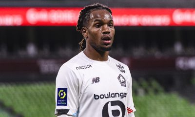 METZ, FRANCE - APRIL 09: Renato Sanches of Lille walks in the field during the Ligue 1 match between FC Metz and Lille OSC at Stade Saint-Symphorien on April 9, 2021 in Metz, France.