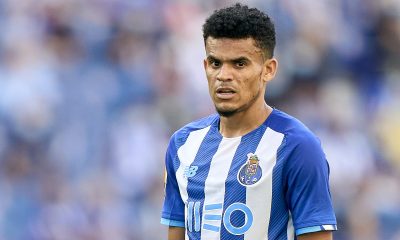 PORTO, PORTUGAL - AUGUST 08: Luis Diaz of FC Porto looks on during the Liga Portugal Bwin match between FC Porto and Belenenses SAD at Estadio do Dragao on August 08, 2021 in Porto, Portugal. (Photo by Jose Manuel Alvarez/Quality Sport Images/Getty Images)
