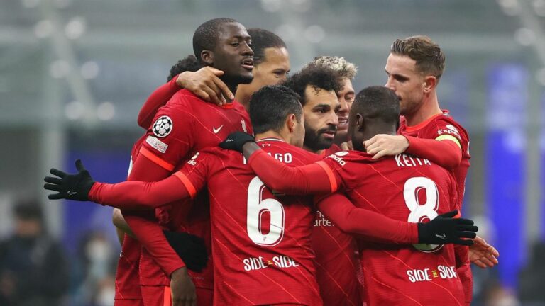 Liverpool Champions League Inter Milan February San Siro