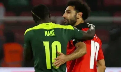 Sadio Mane and Mohamed Salah