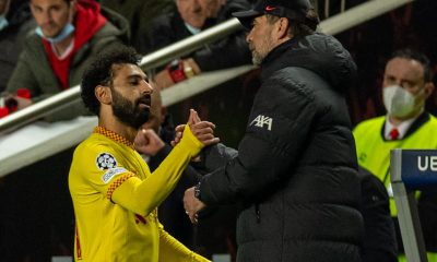 Jurgen Klopp and Mohamed Salah