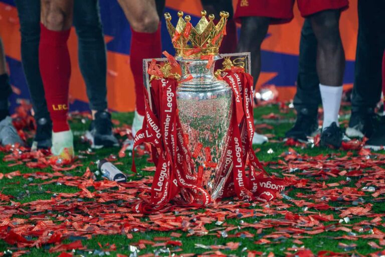 Premier League trophy