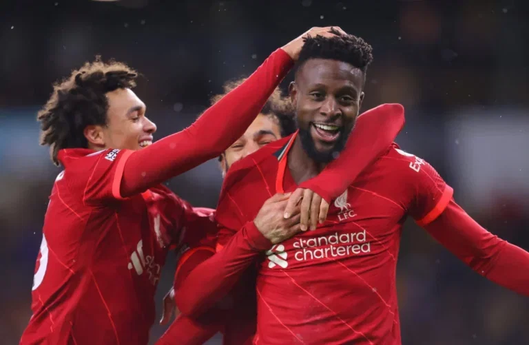Divock Origi and Trent Alexander-Arnold