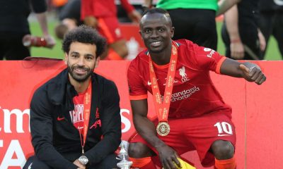 Sadio Mane and Mohamed Salah