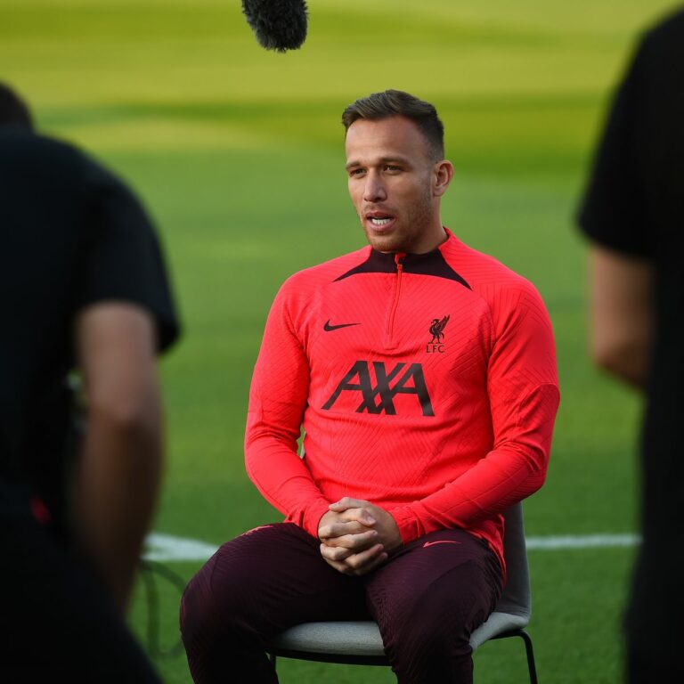 Arthur Melo Liverpool debut