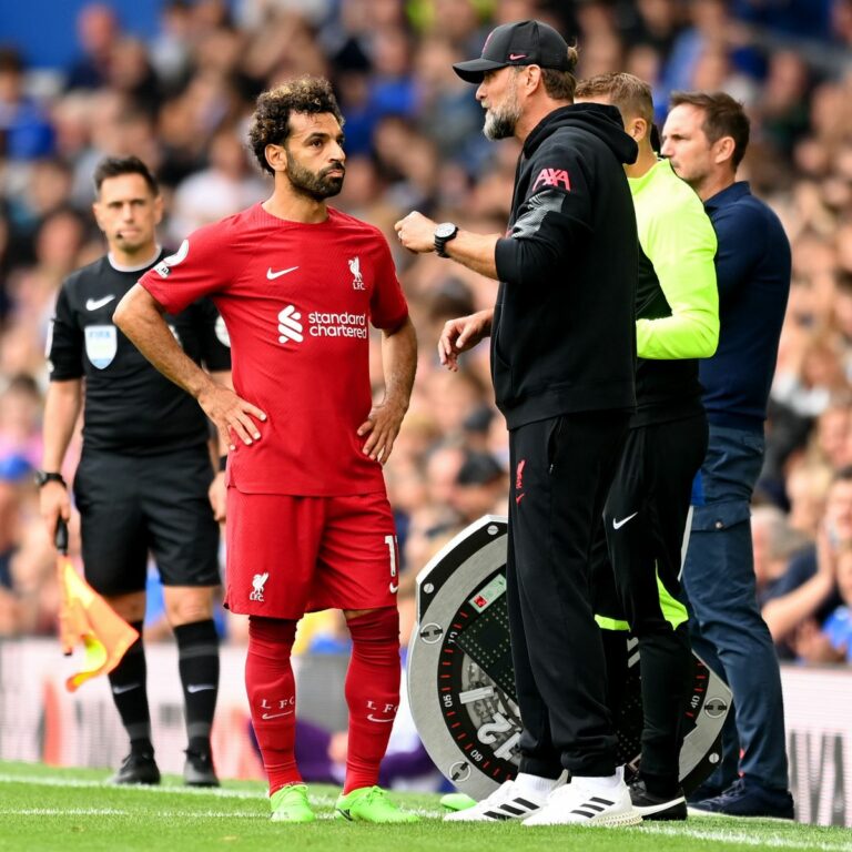 Salah and Klopp