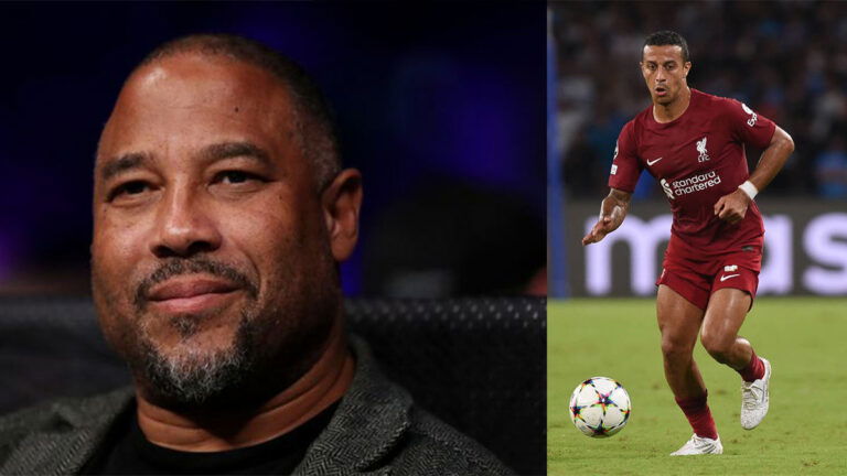 John Barnes claims Liverpool aren't as hardworking when Thiago is in the squad