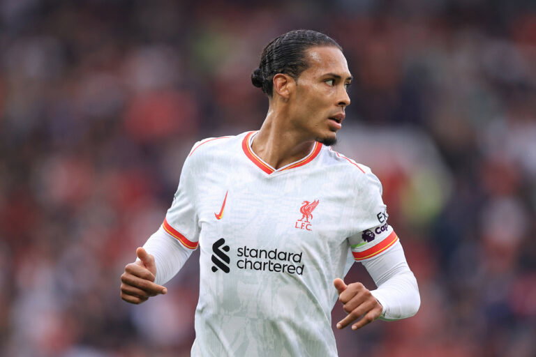 Liverpool defender and captain Virgil van Dijk responds to being the best defense in the league