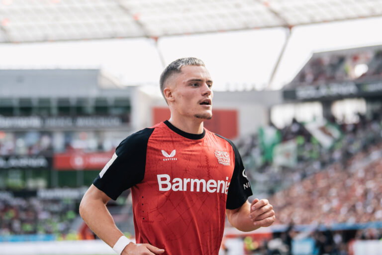 Bayer 04 Leverkusen v VfL Wolfsburg - Bundesliga Florian Wirtz of Bayer 04 Leverkusen is seen during the Bundesliga matc