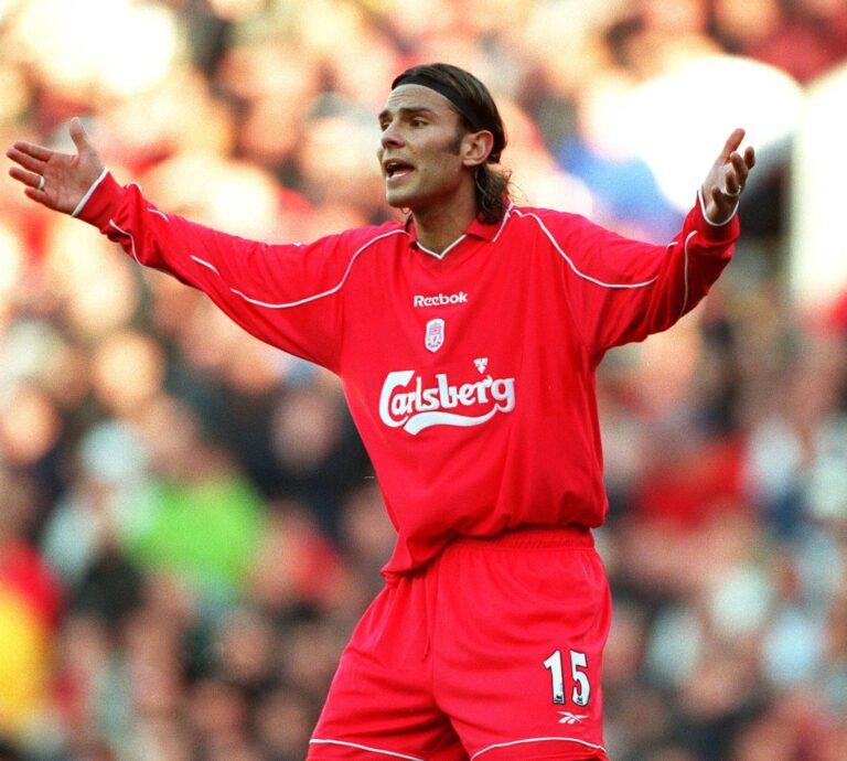 Patrik Berger Liverpool FC Liverpool V Leicester City PUBLICATIONxINxGERxSUIxAUTxONLY Copyright: AllstarxPicturexLibrary