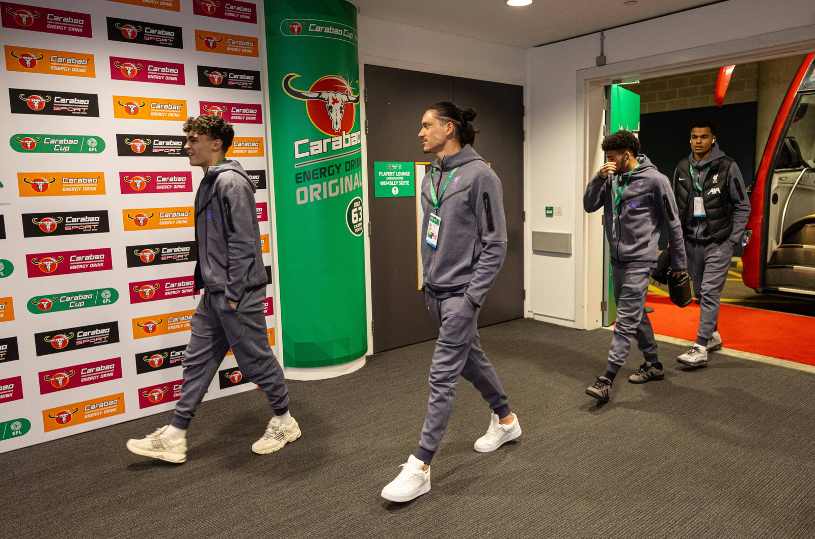 Football - Football League Cup - Final - Chelsea FC v Liverpool FC LONDON, ENGLAND - Sunday, February 25, 2024: Liverpoo