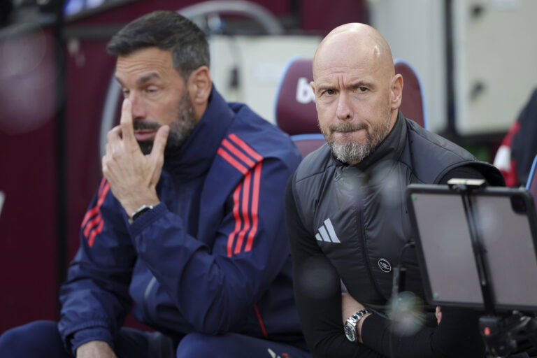 West Ham United FC v Manchester United, ManU FC - Premier League Ruud Van Nistelrooy, Assistant Manager of manchester Un