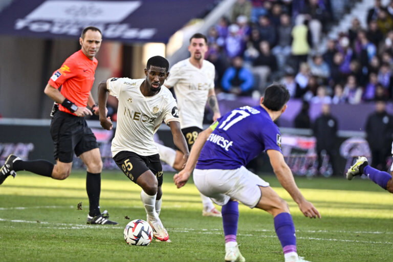 FOOTBALL : Toulouse vs Nice - 20eme Journee de Ligue 1 McDonald S - Toulouse - 02/02/2025