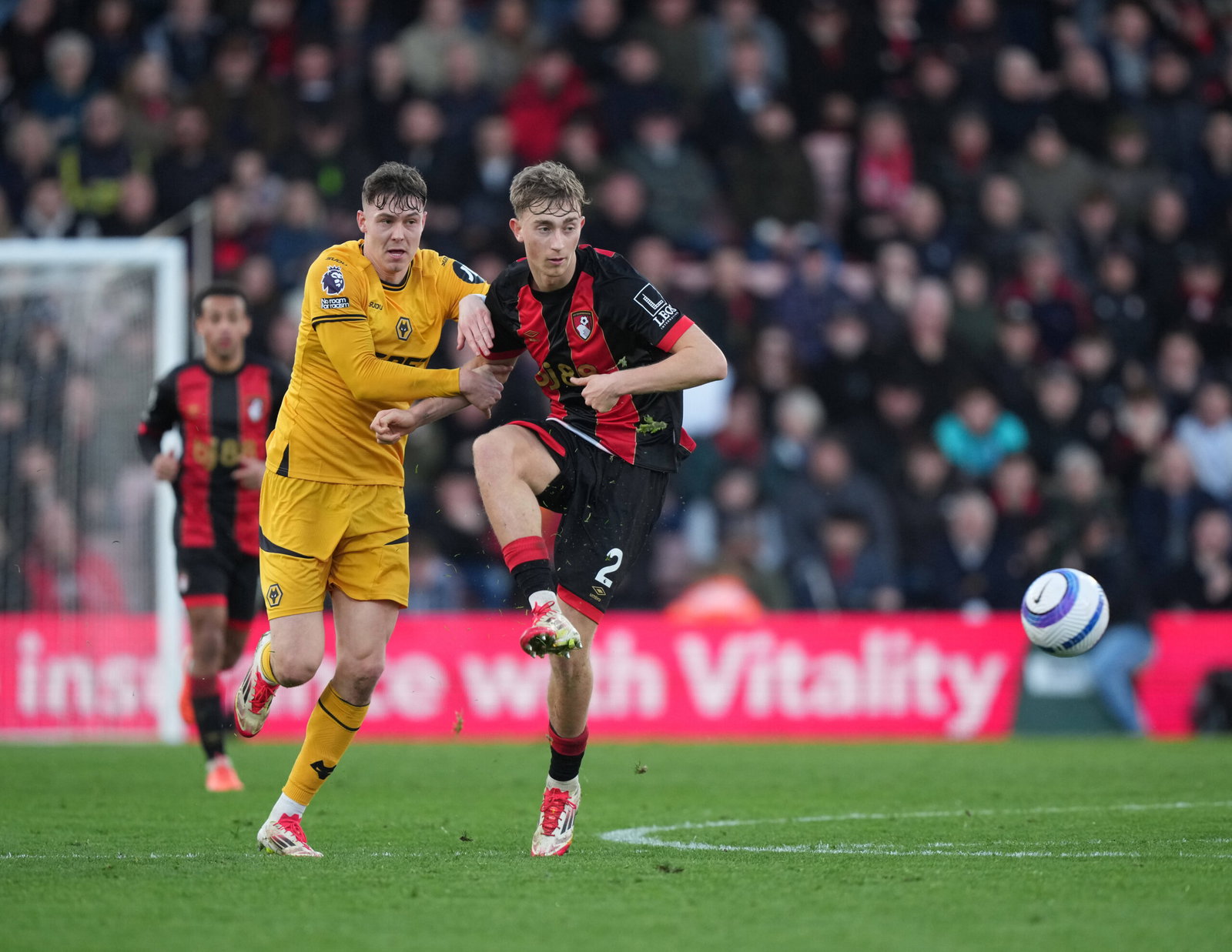 Bournemouth v Wolves, Premier League, Football, Vitality Stadium, Bournemouth, UK - 22 Feb 2025