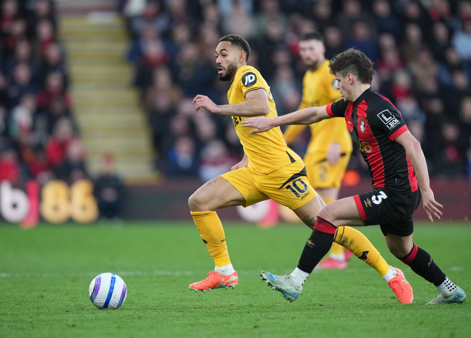 Bournemouth v Wolves, Premier League, Football, Vitality Stadium, Bournemouth, UK - 22 Feb 2025