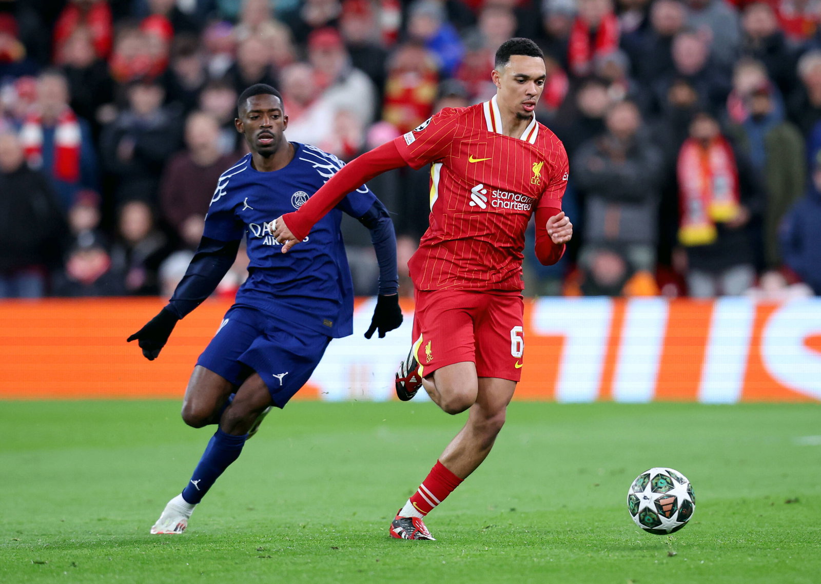 Liverpool FC v Paris Saint-Germain - UEFA Champions League 2024/25 Round of 16 Second Leg