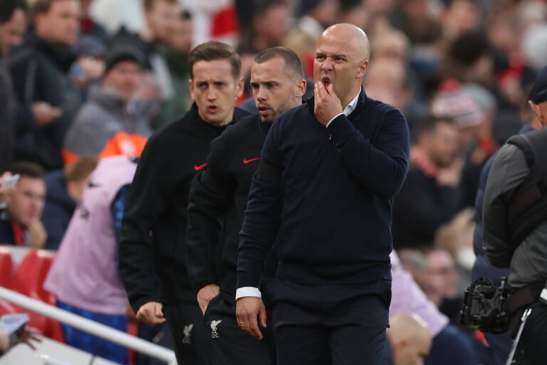 Football - 2024 / 2025 Premier League - Liverpool v Chelsea - Anfield - Sunday 20th October 2024 Liverpool manager Arne