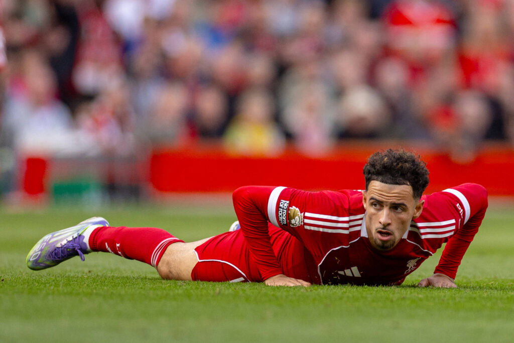 No updates were provided regarding Curtis Jones' injury post Burnley showdown (Credits: Imago Images)