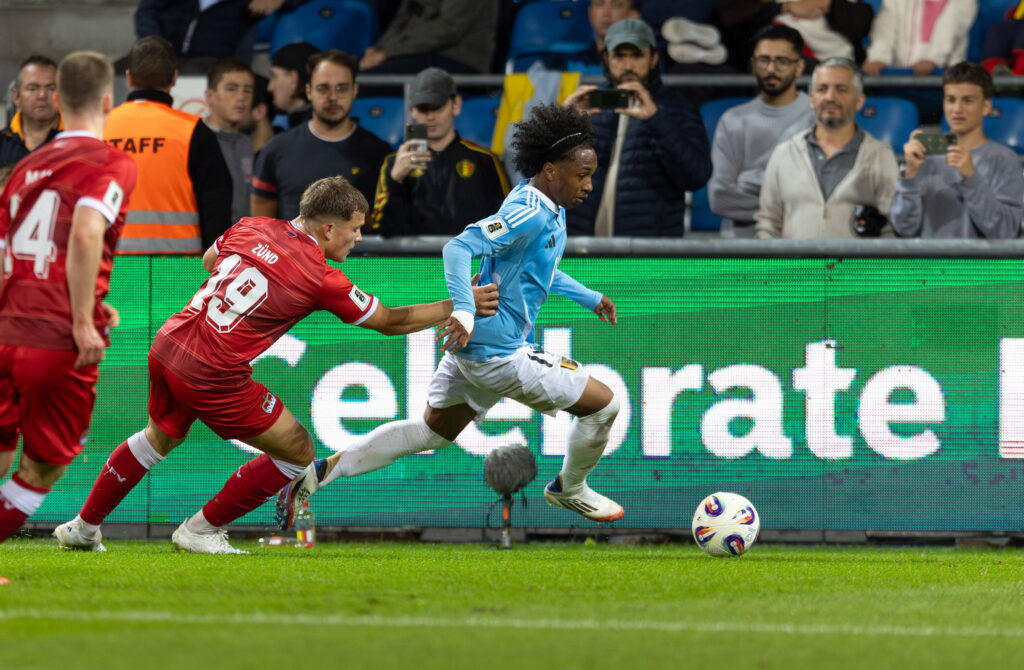 Fofana scored his first goal for Belgium against Liechtenstein (Credits: Imago Images)