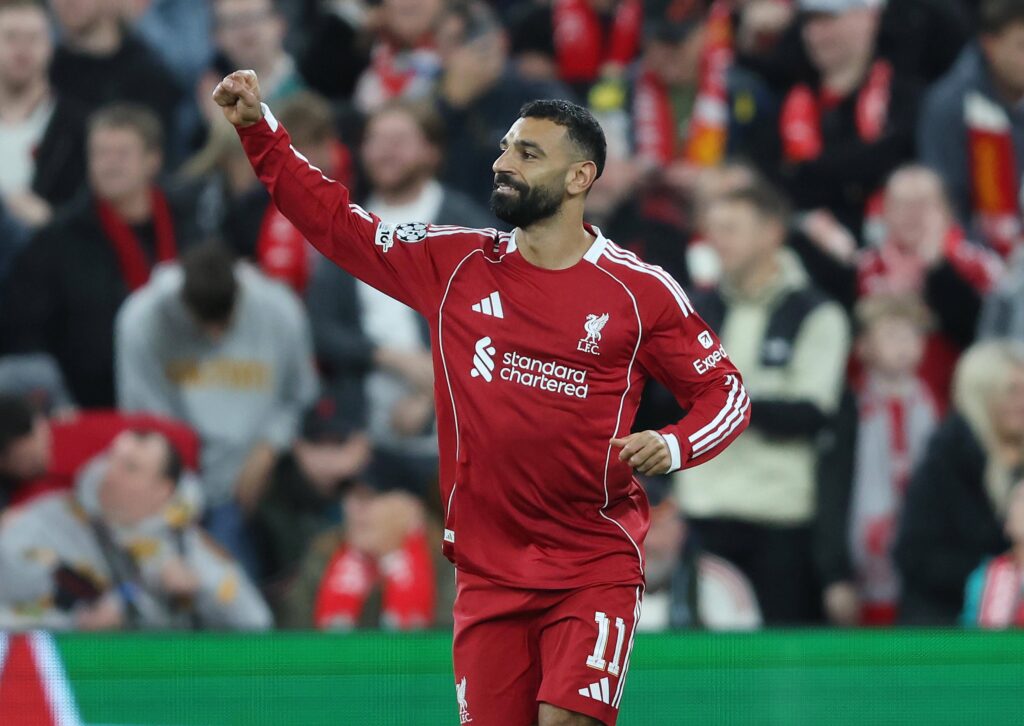 Mohamed Salah makes his 74th UEFA Champions League appearance for Liverpool (Credits: Imago Images)