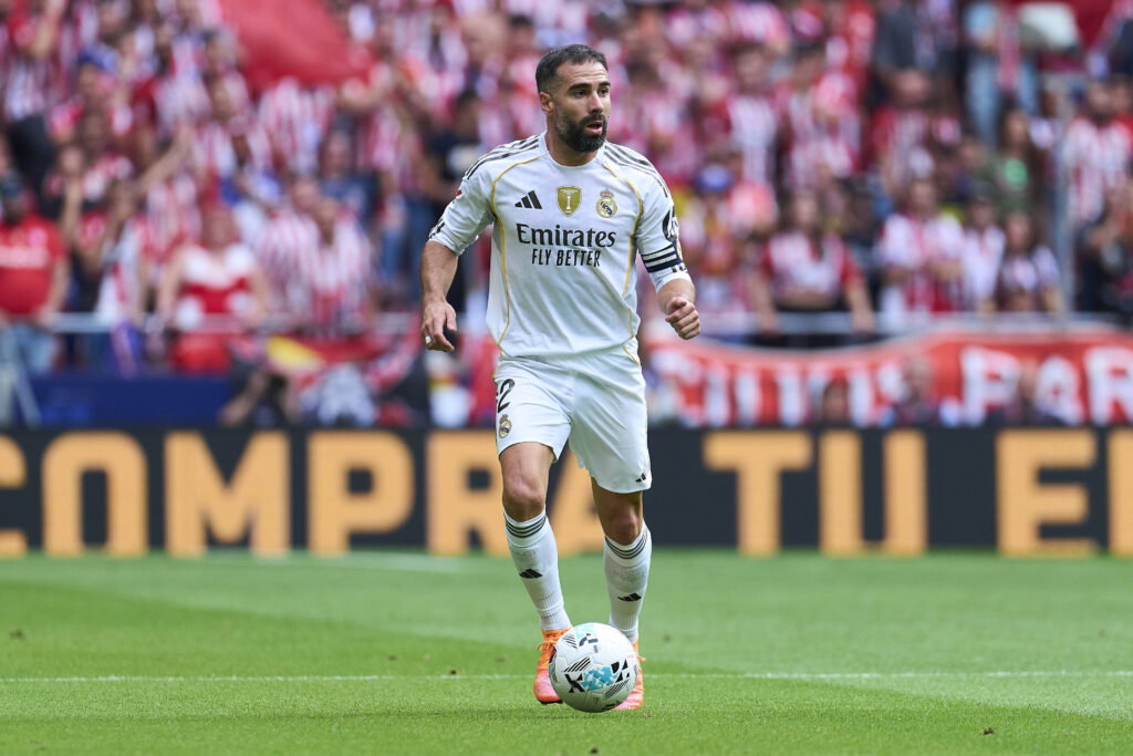 Dani Carvajal will serve a two game suspension against Kairat Almaty and Juventus (Credits: Imago Images)