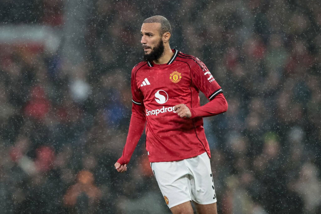 Noussair Mazraoui might not feature against Liverpool (Credits: Imago Images)