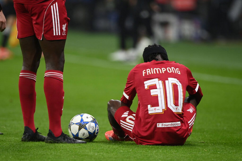 Jeremie Firmpong went off early against Frankfurt (Credits: Imago Images)
