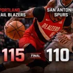 san antonio spurs vs portland trail blazers match player stats