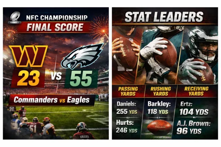 washington commanders vs philadelphia eagles match player stats