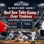 red sox vs new york yankees match player stats